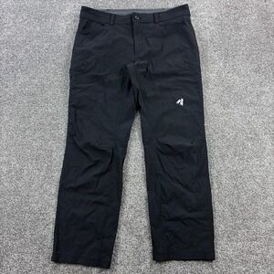Eddie Bauer First Ascent‎ Pants Mens 36x32 Black Hiking Travel Lightweight